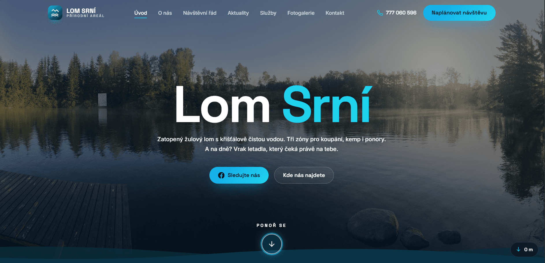 Web Lom Srní od Webo Studio